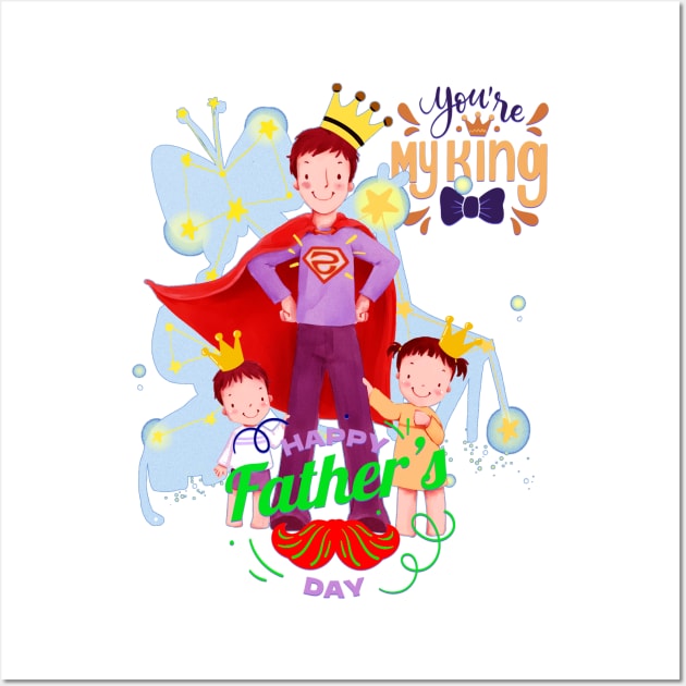 Happy Father's Day Wall Art by Chairrera